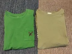 グリーン系 キッズTシャツ2枚セット 150cm