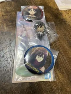 一番くじ　進撃の巨人〜それぞれの決意〜 ミカサセット　まとめ売り4種