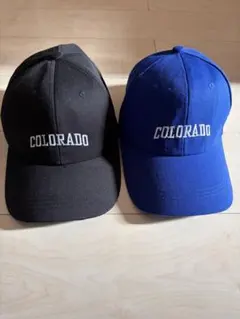COLORADO刺繍 ベースボールキャップ 2個セット