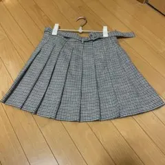 ZARA プリーツスカート Mサイズ チェック柄