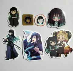 鬼滅の刃 時透無一郎 ステッカー シール まとめ売り 煉獄杏寿郎