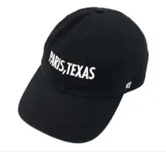 Paris,Texas キャップ　ブラック　金子恵治