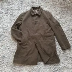 LIFE&WORK DESIGNステンカラーコート　ロングコート　ブラウンL L