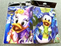 ディズニー　ドナルド　デイジー　ポケットホルダー