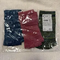 指なし5本指ショート丈ソックス3色セット
