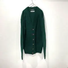 MB STANDARD ヴィンテージ グランジニットカーディガン グリーン S