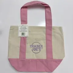 【新品タグ付】Trader Joe's トレーダージョーズ ミニトート ピンク