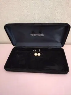 PETITSOIR パール イヤリング ネジバネ式
