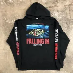 古着 00s FALLING IN REVERSE スウェットバンドパーカー