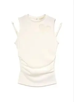 ANDMARY Ami shirring logo tops - メルカリ