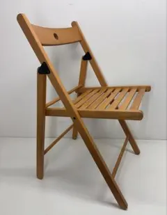 イケア IKEA 木製 折りたたみ椅子 1脚 フォールディングチェアのサムネイル