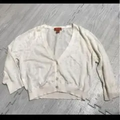 tommy bahama トミーバハマ　白　カーディガン　薄手　羽織