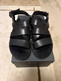 Paraboot パラブーツ　レザーサンダル　ブラック　ヌメア　41のサムネイル