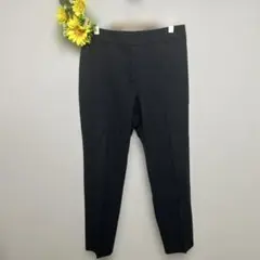 【PLST】スラックス　シンプル　レディース　ブラック　黒　Lサイズ