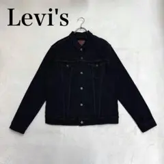 LEVI'S PREMIUM ブラック デニムジャケット L ビッグE 後染め LEVI'S PREMIUM ブラック デニムジャケット L ビッグE 後染め