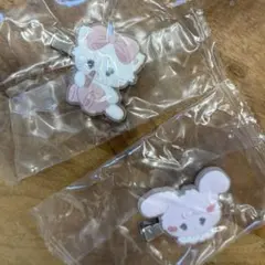 mikko フロッキーヘアクリップ　ヘアクリップ　ムース　キャミー