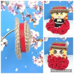 選べるリボンカラー20色☆ぬいぐるみ用ハット（ライトブラウン）①
