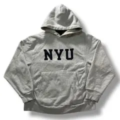 00s チャンピオン リバースウィーブ NYU カレッジロゴ パーカー 古着