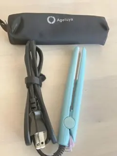 Agetuya ヘアアイロン(ミニ) 水色