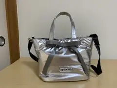 OUTDOOR プロダクツ　リボン＆シルバーショルダーバッグ