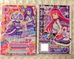 アイカツ！×プリパラ the movie 入場特典 北条そふぃ＆氷上スミレ