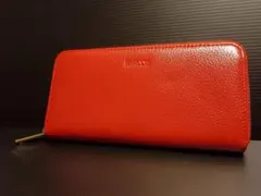 BARCOS/レザー 赤 長財布