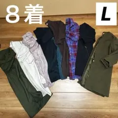 レディース　ワンピース　カジュアル　春秋冬　まとめ売り　M L 8着　長袖