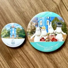 ムーミンバレーパーク　缶バッジ 2点セット