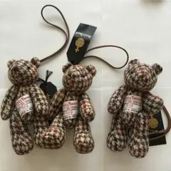 Harris Tweed ハリスツイード テディベア チャーム