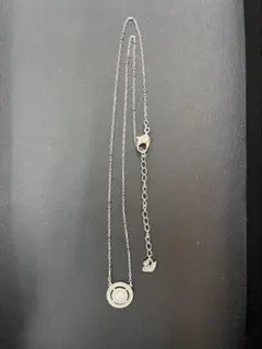 スワロフスキー　サークル　ネックレス