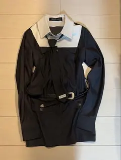 andwang Baby office tie shirt M タグ付き未使用 - メルカリ