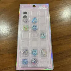 おはじきシール　ユニコーン　シマエナガ　おすそ分け