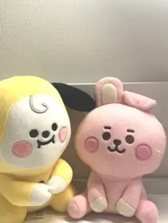 BT21 (chimmy & cooky)ぬいぐるみ(セット.公式)