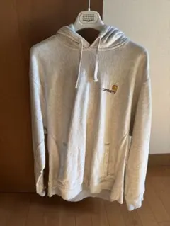 Carhartt グレー フード付きパーカー