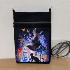 ハンドメイド　サコッシュ　スマホポーチ　A