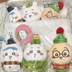 ちいかわ ハッピーホリデー マスコット おやすみベッドと繋がるマスコット