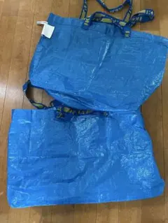 IKEA キャリーバッグ ブルー 2枚セットのサムネイル