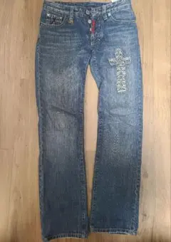 送料無料 DSQUARED2 ブーツカットデニム 42