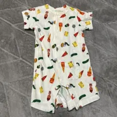 はらぺこあおむし半袖ロンパース