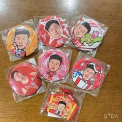マイケルオウ 千葉ジェッツ 缶バッジ ガチャガチャ