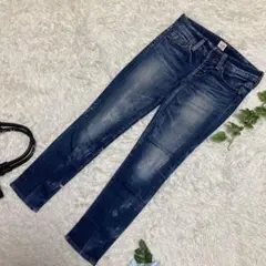 美品　MOUSSY マウジー　スキニーデニム　ロウライズ　ストレッチ　25 S