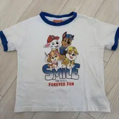 パウパトロール 半袖Tシャツ 110cm ホワイト/白