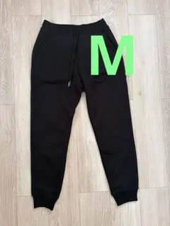 ユニクロ ヒートテックボアスウェットパンツ ブラック M