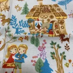 カントリー　生地　ハギレ ヘンゼルとグレーテル