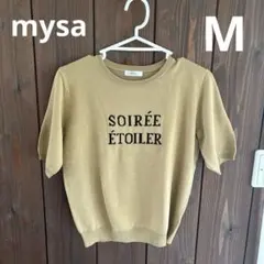 mysa closet☆田中里奈☆mysa☆半袖ニット☆しまむら☆サイズM☆美品