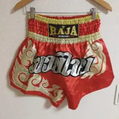 RAJA ラジャ ムエタイパンツ キックボクシング ショートパンツ M レッドのサムネイル