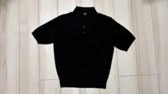 UNIQLO ウォッシャブルニットポロセーター　ブラック　Sサイズ 美品