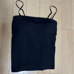 UNIQLO エアリズムコットンブラチューブトップ　黒　 Lサイズ