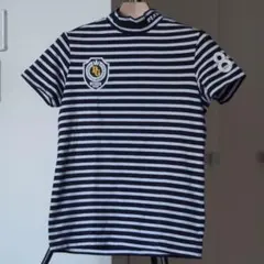 【新品】パーリーゲイツ／ハイネック／モックネック／半袖 新品】パーリーゲイツ ハイネック モックネック 半袖