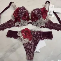 エミール・ガレ♡限定発売♡サルート♡新品♡ブラ♡ソング♡タンガ♡セット♡M♡29 エミール・ガレ☆限定発売☆サルート☆新品☆ブラ☆ソング☆M☆最新作